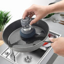 Escova de Limpeza com Dispenser de Detergente - Kit com 2 Unidades